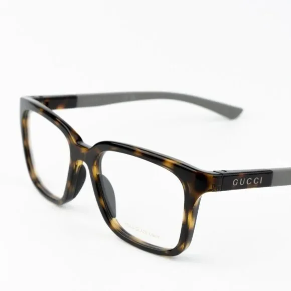 NEW Gucci GG1738O 002 Havana Grey Unisex Square Eyeglasses GG 1738O